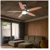 ETC-SHOP Ventilateur de plafond LED Lampe de plafond Aller Retour 3 ni...