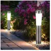 ETC-SHOP Lot de 2 lampes solaires led enfichables sur pied éclairage e...
