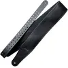 Richter 1999 Raw V Nappa Grip Black Guitar Strap