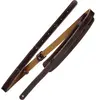 Richter 2011 Brown Slinky Vintage Guitar strap Leren gitaar- en basgit...