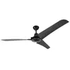 PEPEO VOURDRIES VENTILATEUR DE PLAFOND AVEC INTERRUPTEUR MURAL NOIR