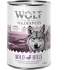 6x400g Wild Hills Wolf of Wilderness canard - Pâtée pour chien