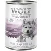 6x400g Wild Hills Junior Little Wolf of Wilderness canard, veau - Pâté...