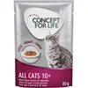 12x85g All Cats 10+ en sauce Concept for Life - Pâtée pour chat