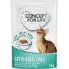 12x85g Sterilised Cats en gelée Concept for Life - Pâtée pour chat