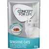 12x85g Sensitive Cats en sauce Concept for Life - Pâtée pour chat