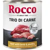Rocco Classic Trio de viandes 6 x 800 g pour chien - boeuf, agneau, volaille