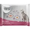 4x85g All Cats Concept for Life nourriture humide pour chat