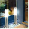 ETC-SHOP 2x led lampadaire d'extérieur pied lumière chemin jardin cour...