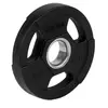 GORILLA SPORTS 1 x 2,5kg Poids disques olympiques en fonte rêvetement caoutchouc avec anneau métallique de 51mm