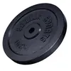 Gorilla Sports Gewichtsschijf - Halterschijf - Gietijzer Zwart - 30 mm - 10 kg