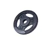 Gorilla Sports Gewicht - Halterschijf - 2,5 kg - Gripper Gietijzer zwart - 30 mm