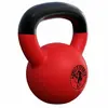 Gorilla Sports Kettlebell - Gietijzer - Vinyl - Gewicht - Rood - 6 kg