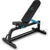 CAPITAL SPORTS Adjustar Banc d'entraînement flexible noir métal 300 kg