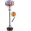 Hudora 3-delig set Basketbal stand All Stars 205 + Basketbal + Kogelpomp