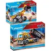 PLAYMOBIL - City Action - Lot de 2 Articles Camion + Chargeuse sur pne...