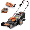Tondeuse gazon batterie autotractée 40V (2X20V) - FUXTEC FX-E2RM46 - 4...