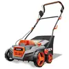 Fuxtec Scarificateur Aérateur À Batterie 40v Set Fx-e2ve38set Avec 2 Batteries Et Chargeur, 2-en-1, Largeur 38 Cm