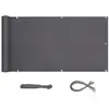Sekey Brise-Vue pour balcon PES 120 x 400cm Anthracite