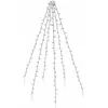 Spetebo - 192 led Mât de drapeau éclairage - h 190 cm