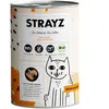 6x 400g STRAYZ BIO boîte oie bio & citrouille bio nourriture pour chat humide