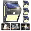 COOCHEER Lampe Solaire Extérieure Innosinpo 4 pcs 216 led 1000 Lumens Lumière Solaire Extérieure avec Détecteur de Mouvement Grand Angle 300º Éclairage