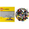 LEGO City Mega-Bauspass 1000 bunte Bausteine, Sondersteine + 1 graue P...