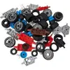 LEGO City 15 Achsen mit Raedern bunt gemischt NEU! Teile 45
