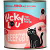 800g Adult volaille & boeuf  Lucky Lou nourriture humide pour chat