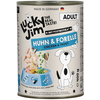 24x400g Lucky Jim Adult poulet et truite pâté pour chien