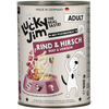 24x400g Lucky Jim Adult boeuf et cerf pâté pour chien