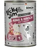 6x400g Lucky Jim Senior boeuf & cerf nourriture pour chiens humide