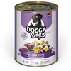 24x800 g Doggy Dog adulte veau et canard nourriture humide pour chien