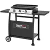 Plancha Gaz sur Chariot - Royal Gourmet - 3 Brûleurs - Plaque Amovible de Surface Cuisson 62 x 35,5 cm