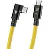 Câble CobraTether USB-C vers USB-C (90°) - 10 m - (10 Gbit) jaune