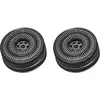 Filtre pour hotte Bosch DHZ2600 - Noir - 2 pièces - 72mm x 80mm
