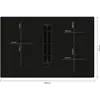 Siemens Table de cuisson aspirante induction 80cm 4 feux 7400w noir - ED811BS16E