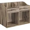 Zomo LP vinyl kast meubel voor 400-480 platen (zebrano)