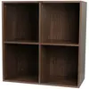 Zomo VS-Box 400 Walnut grote kast voor vinylplaten & CD's