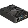 Joy-it RB-AlucaseP5-09 SBC-behuizing Geschikt voor serie: Raspberry Pi® Incl. passieve koeler Zwart
