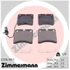 Remblokkenset schijfrem 231761801 Zimmermann