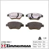 Remblokkenset schijfrem rd:z 239829801 Zimmermann