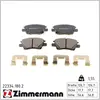 Remblokkenset schijfrem 223341802 Zimmermann