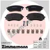 Remblokkenset schijfrem 226602102 Zimmermann