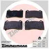 Remblokkenset schijfrem 225691501 Zimmermann