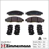 Remblokkenset schijfrem 224391551 Zimmermann