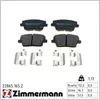 Remblokkenset schijfrem 228651652 Zimmermann