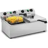 Royal Catering - Elektrische friteuse - 2 x 10 liter - timer - 230V