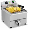 Royal Catering - Elektrische friteuse - 16 liter - aftapkraan - 230V