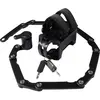 RFR Opvouwbaar slot - Fietsslot - Extra veilige sluitcilinder - Incl. twee sleutels en houder - 800 mm - Zwart